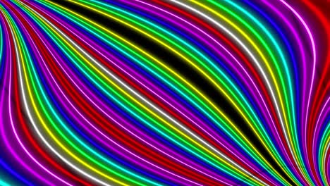 neon line illumination animation motion graphics