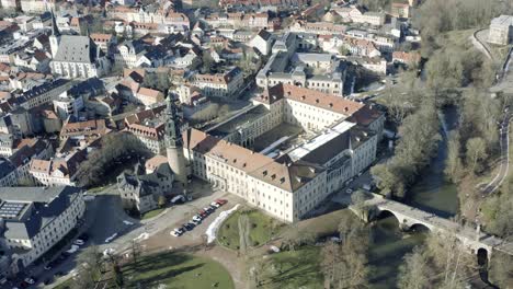 imágenes aéreas de drones de weimar en un soleado día de primavera