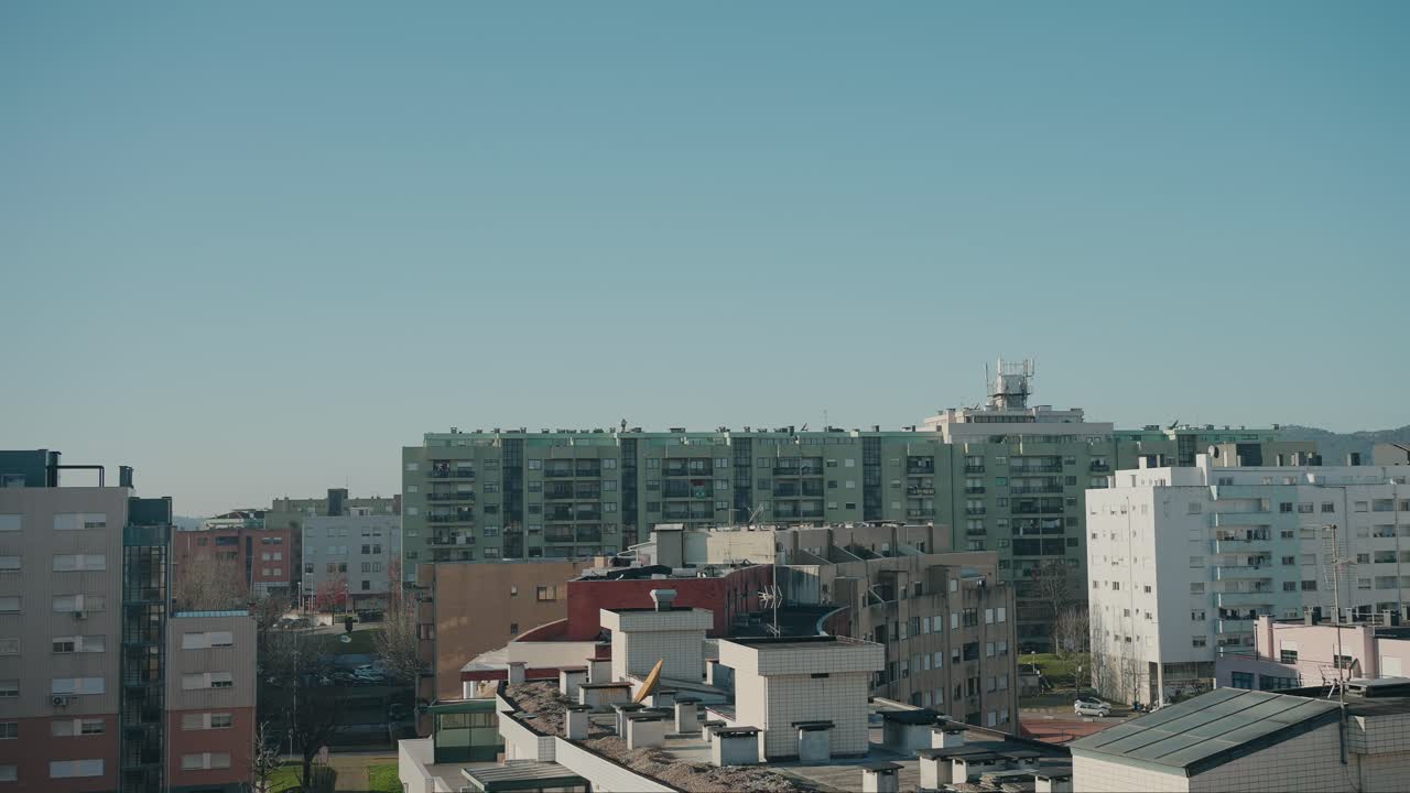 panoramic view of Arcozelo Barcelos Portugal modern urban scene