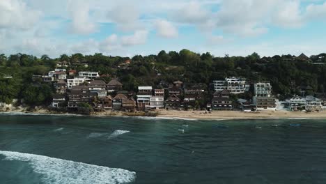 Beautiful-Bingin-beach-and-cliff-drone-footage-in-Bali