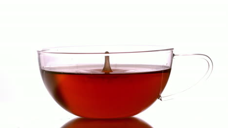 Drop-falling-into-a-clear-cup-of-tea