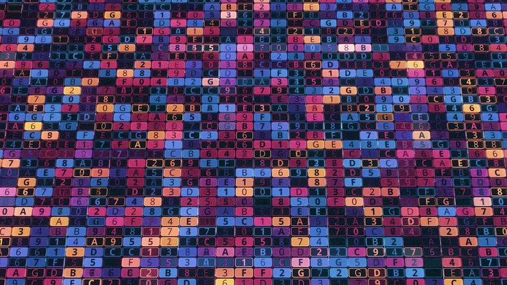 Abstract Digital Data Visualization