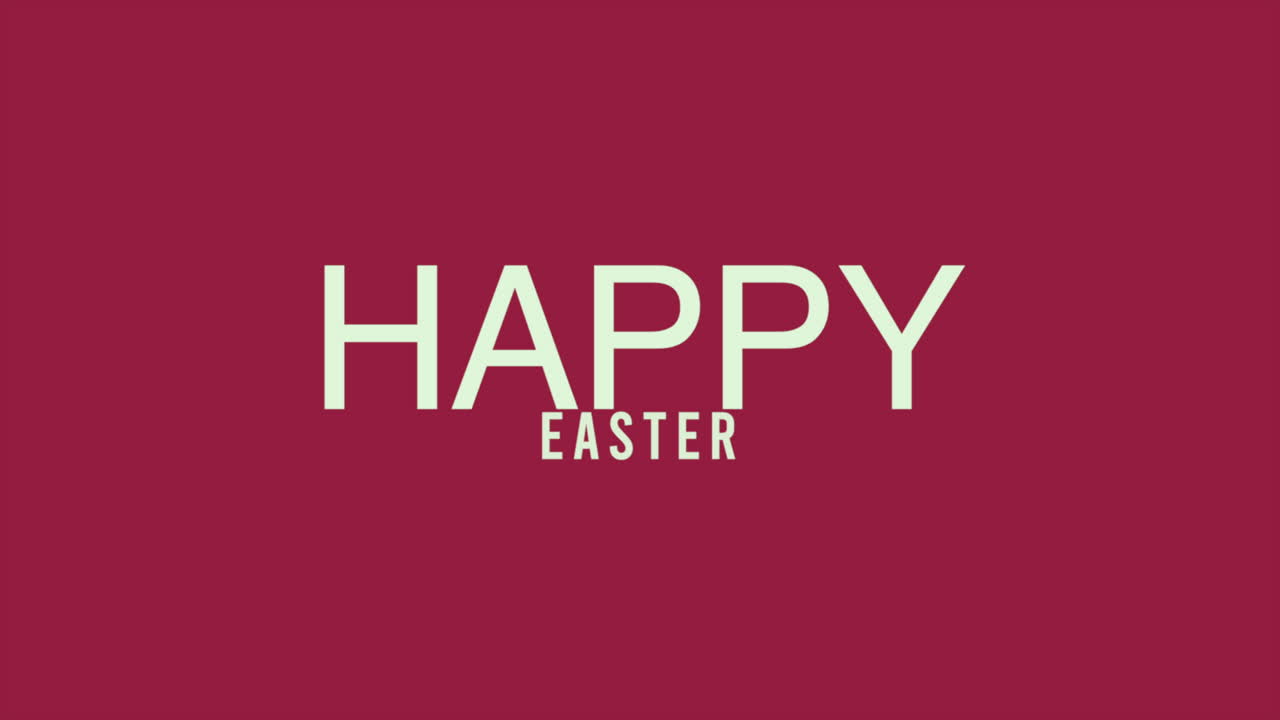 Testo Buona Pasqua su sfumatura rossa di tendenza