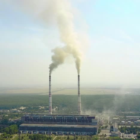 air polluting factory