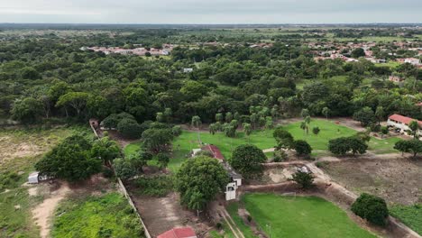 silent symphony: embracing countryside serenity from above