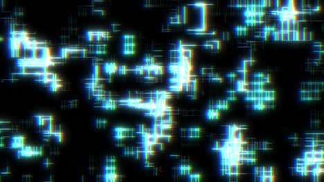 Digitale-Und-Neonfarbene-Linien-Mit-Glitch-In-Reihen