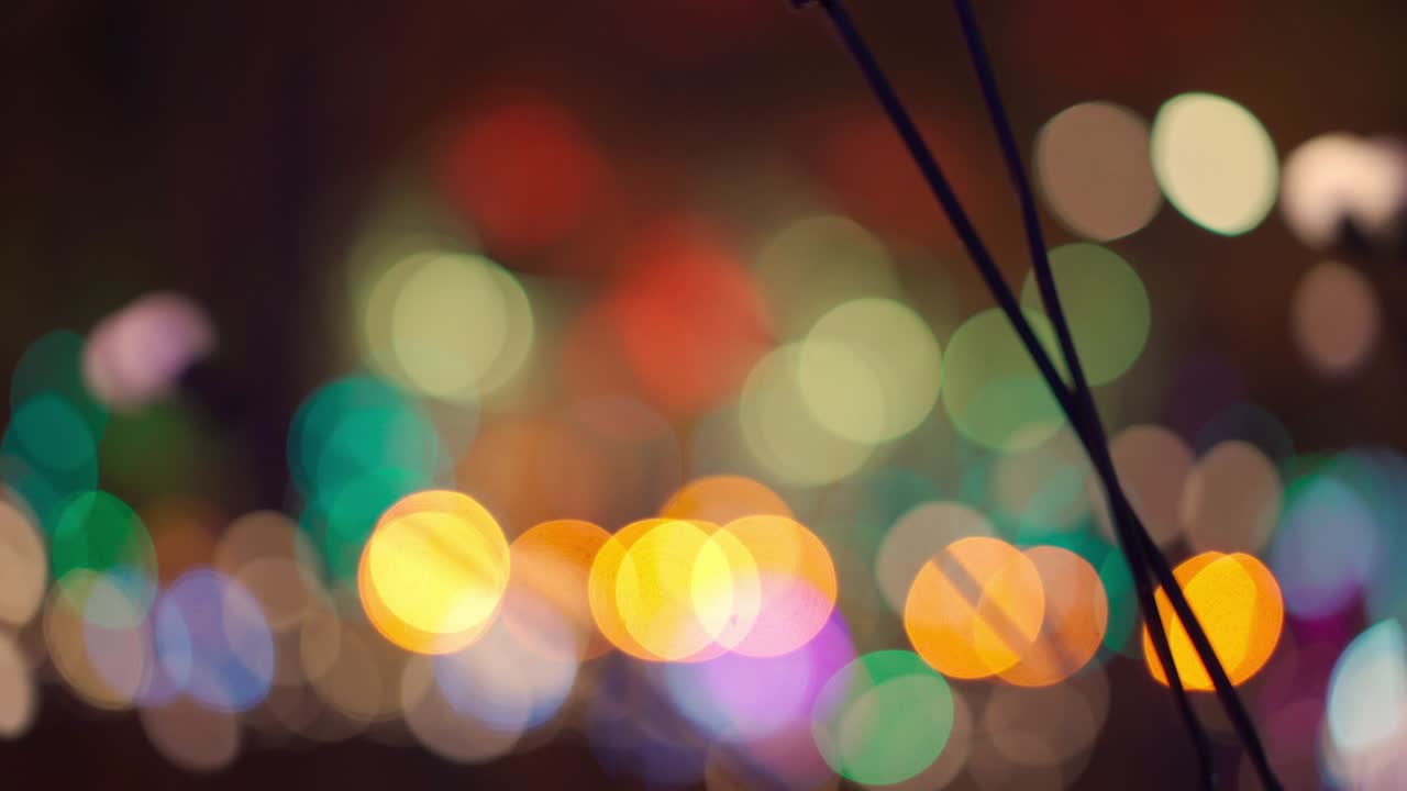 bokeh de luz de fondo borroso multicolor
