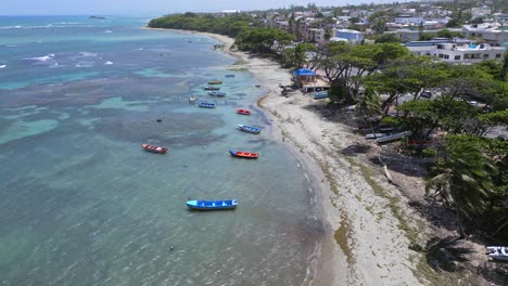 Drone-Shot-Vista-De-Puerto-Plata,-República-Dominicana