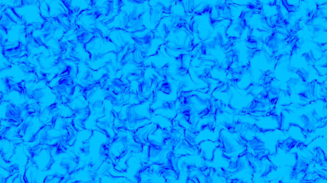 4k bucle abstracto agua azul. animación gráfica de movimiento y fondo.