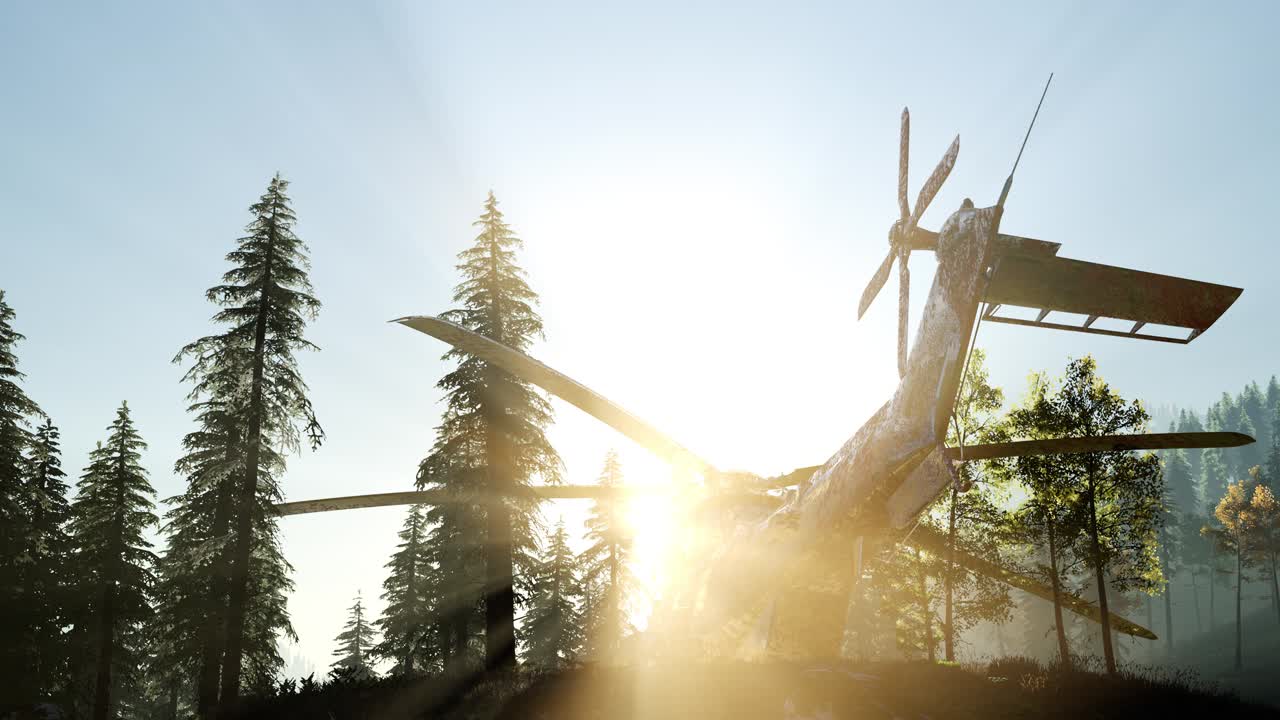 старый ржавый военный вертолет