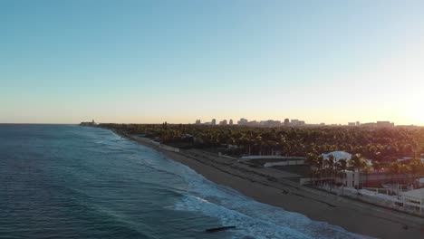 imágenes aéreas de drones en la playa de florida
