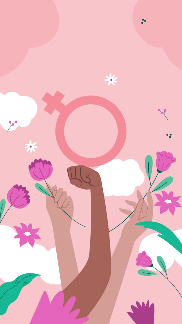 여성의 권한 증진에 대한 일러스트레이션