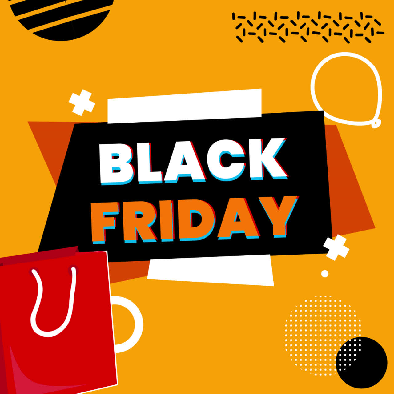 검은 금요일 판매 포스터