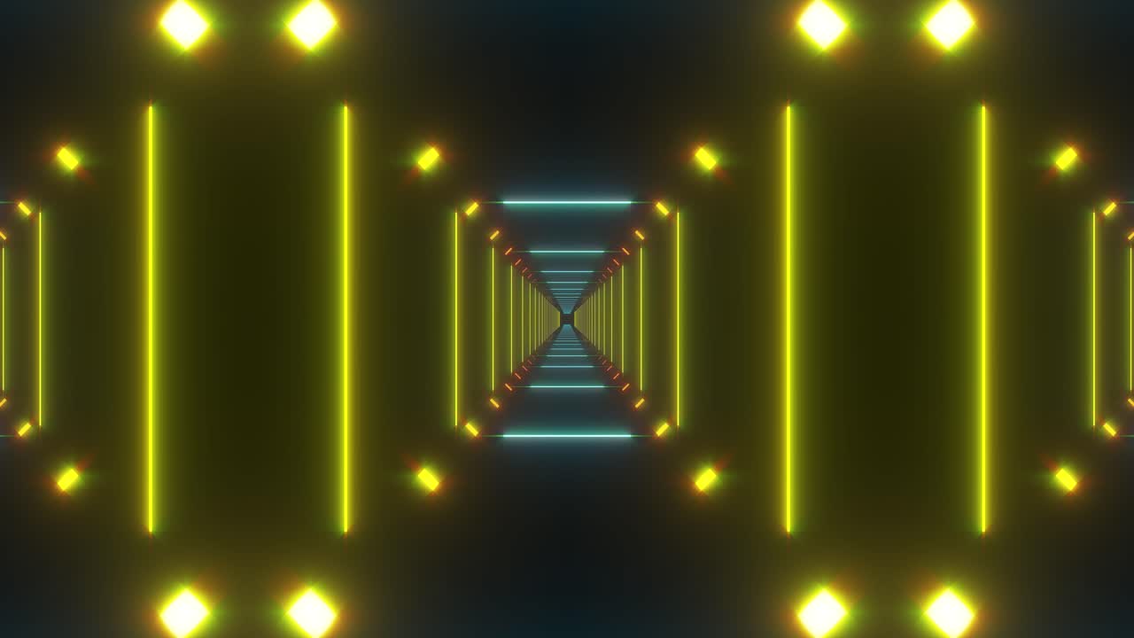 네온 터널 시각