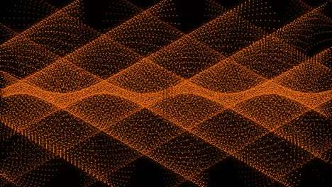 orange color dot shape pattern animation motion graphics