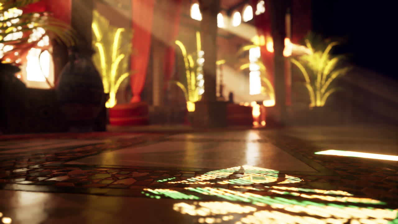 고급스러운 궁전 내부