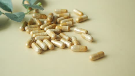 herbal supplements: capsules and pills