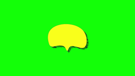 cartoon-Comic-speech-Bubble-copy-space-for-dialogue-loop-Animation-video-transparent-background-with-alpha-channel.