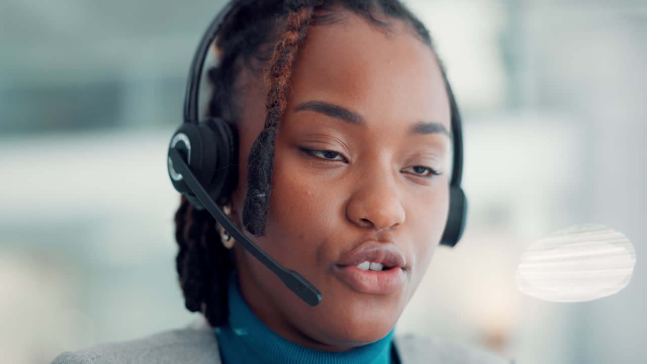 Call Center Agent at Work