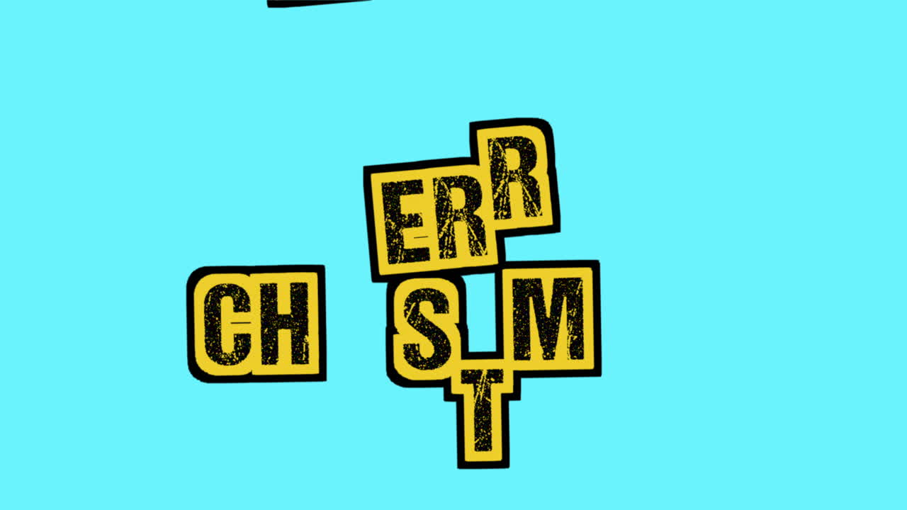 feliz navidad en la textura hipster azul con ruido