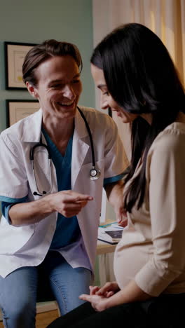 doctor consultation and ultrasound