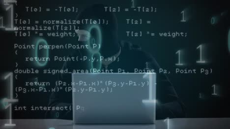 compuesto digital de un hacker