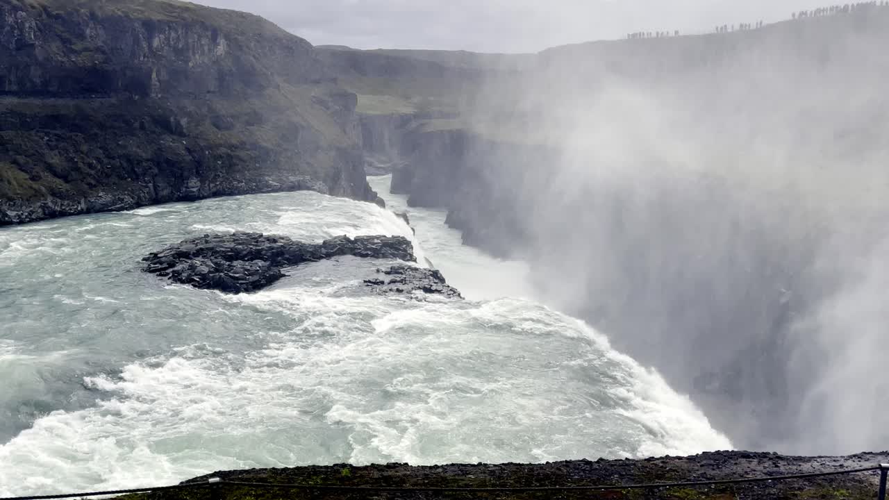 Iceland - Golden Circle - Uncover the secrets of Iceland's iconic Gullfoss waterfall through this unbelievable footage