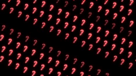 Strobe-Neon-Christmas-Pattern-Background-of-Candy-Cane-in-Red-White-and-Black-Looping-animation-Strobing