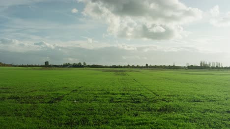 Farm-fields-with-in-the-distance-the-city-of-Middelburg-during-a-sunny-day-in-autumn