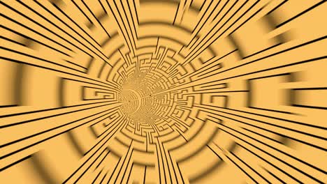 abstract flying in futuristic tunnel background. grid wireframe maze wire mesh. science fiction minimalist labyrinth fantasy. vj loop endless tunnel. 3d animation in 4k