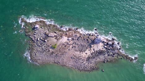 small reef islands in the sea