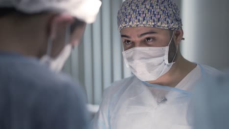 surgical team in operating room