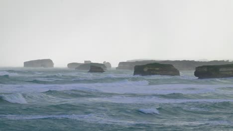 spectacular rock formations at the coast