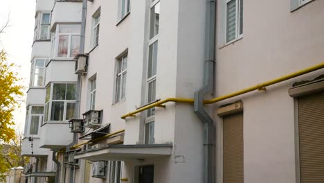 exterior view of multi-story residential buildings