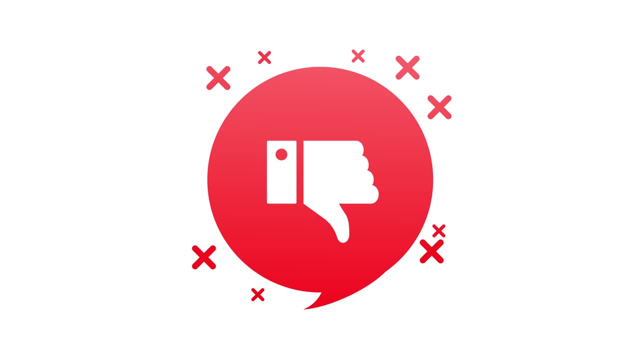 No doodle green and red illustration on white background. Motion graphics.