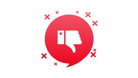 no doodle green and red illustration on white background. motion graphics.