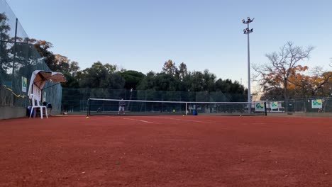 Golpes-De-Tenis:-Derecha.-Tenista-Profesional