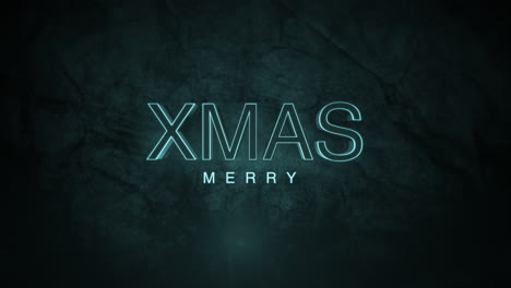 Dark-monochrome-Merry-Xmas-text-on-green-gradient