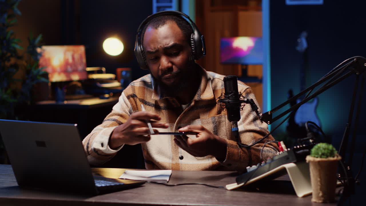 Tech guru assessing smartphone performance, expressing dissatisfaction with subpar components