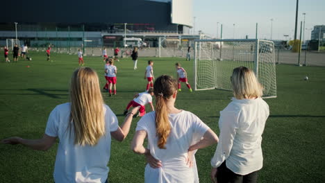 children's soccer practice