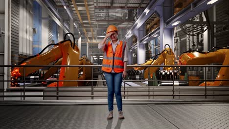 stressed factory worker