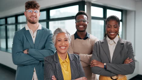 diverse and confident business team