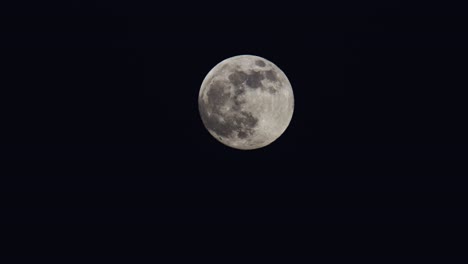 Vollmond-Bei-Nacht-Aus-Nächster-Nähe