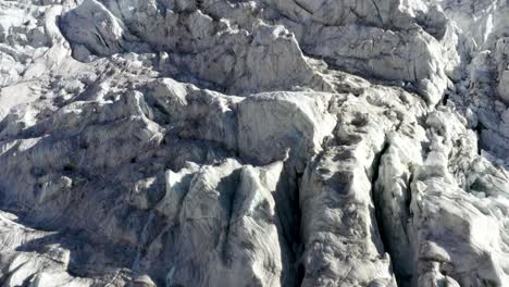increíble vista aérea del glaciar grossglockner, alpes austríacos
