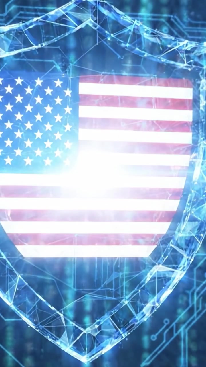 A Visual Representation of Cybersecurity, Featuring a Digital Shield and Binary Code Background, Symbolizing Protection in the Modern Age of Information Technology.