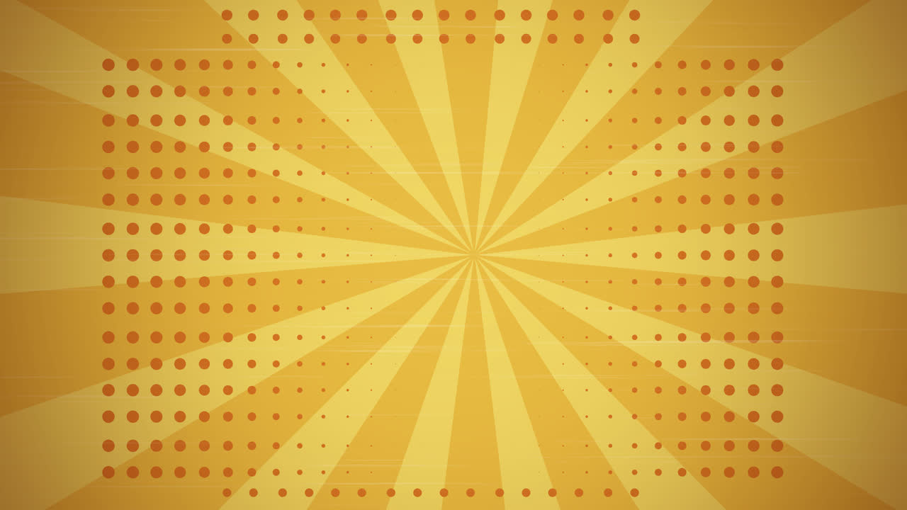 Comic book 'BOOM!' sound effect with pop art background