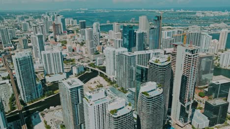 brickell miami downtown area high drone altitude