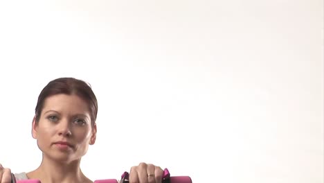 mujer haciendo ejercicio