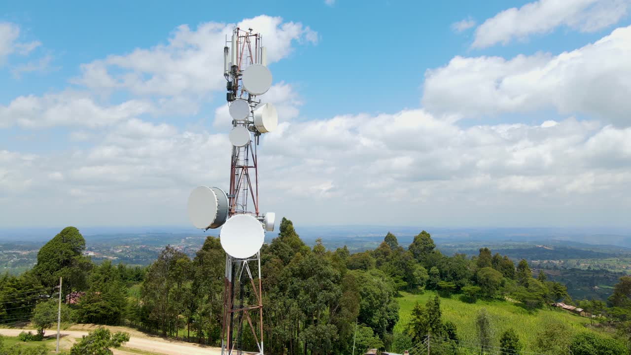 하늘 스케이프 드론 뷰