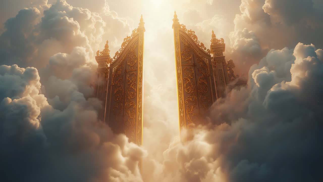 Gates of Heaven in the Clouds